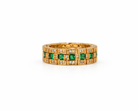 Emerald Royale Gold Ring