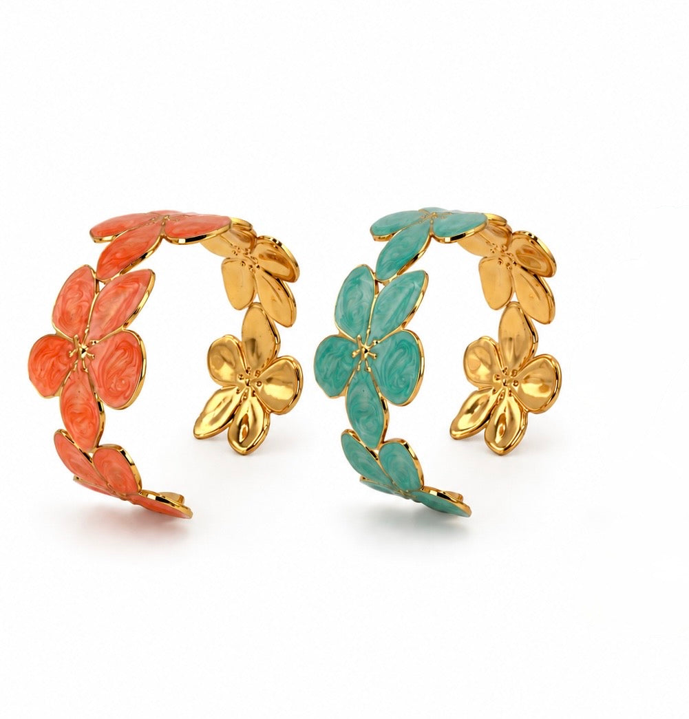 Azure Bloom Cuff