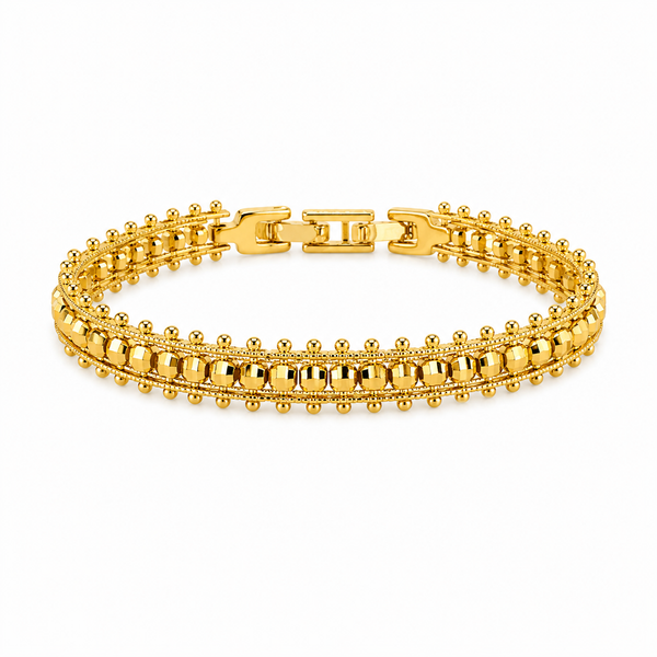 Royal Gold Tennis Bracelet
