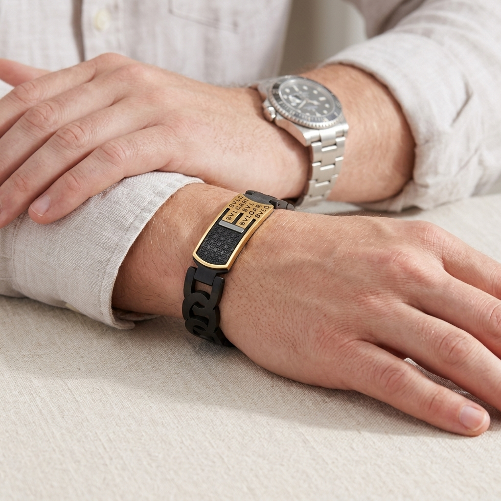 Roma Noir Men’s Bracelet