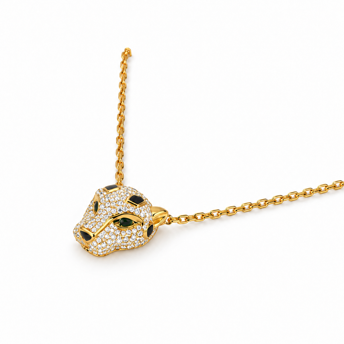 Tiger Pavé Necklace