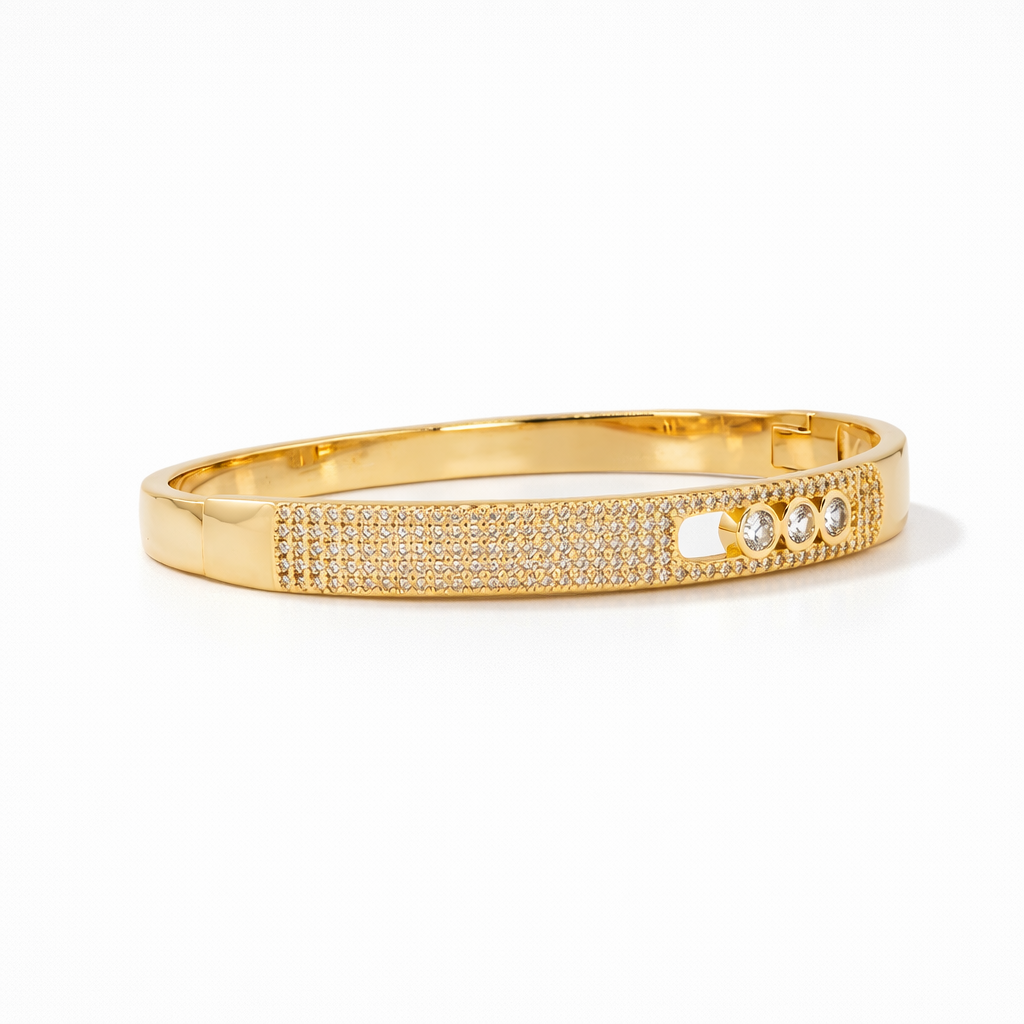 Royale Statement Pavé Bangle