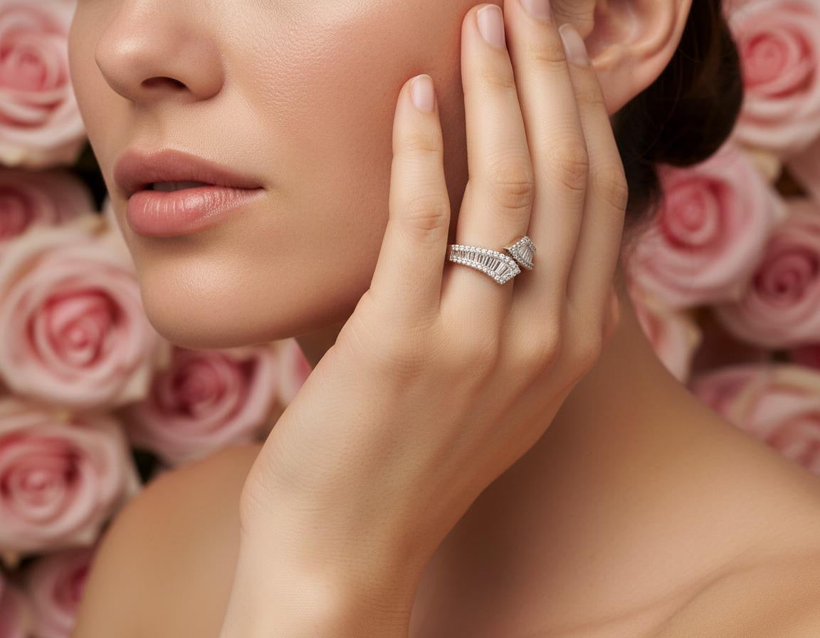 Rose Radiance Wrap Ring