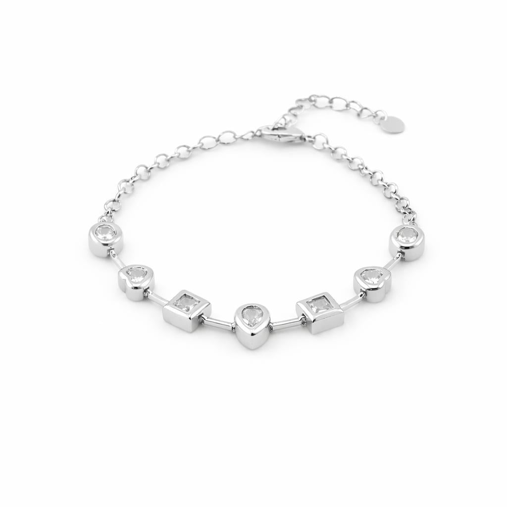 Amour Ice Bracelet (Silver Finish)