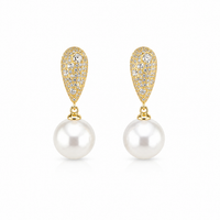 Golden Pearl Luxe Earrings