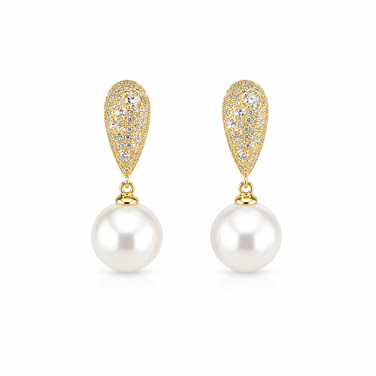 Golden Pearl Luxe Earrings