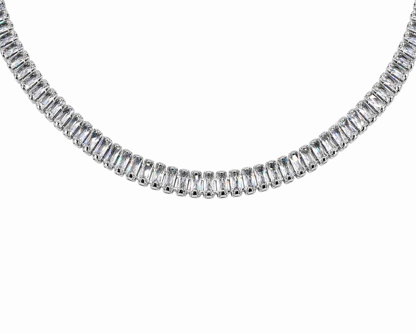 Baguette Tennis Necklace
