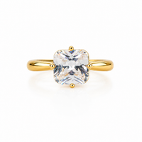Royal Cushion Solitaire Ring