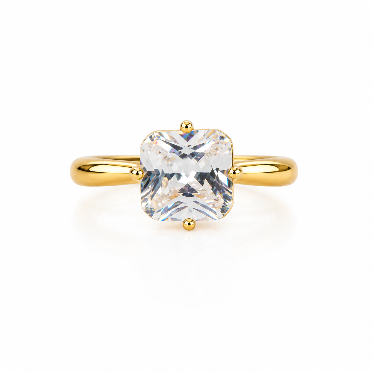 Royal Cushion Solitaire Ring