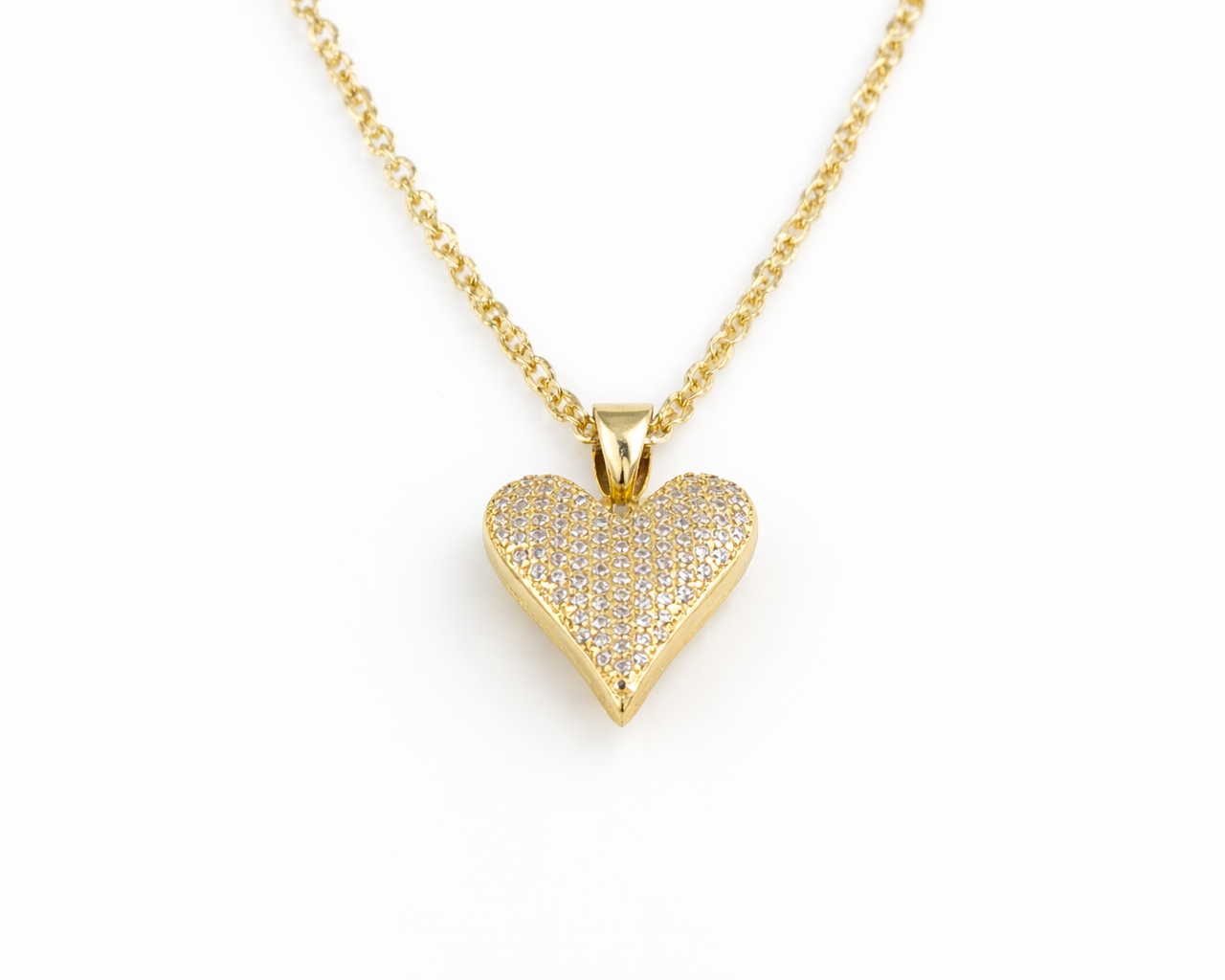 Amore Pavé Heart Necklace