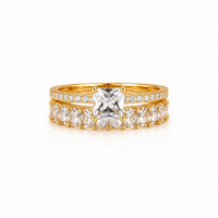 Princess Halo Ring Set