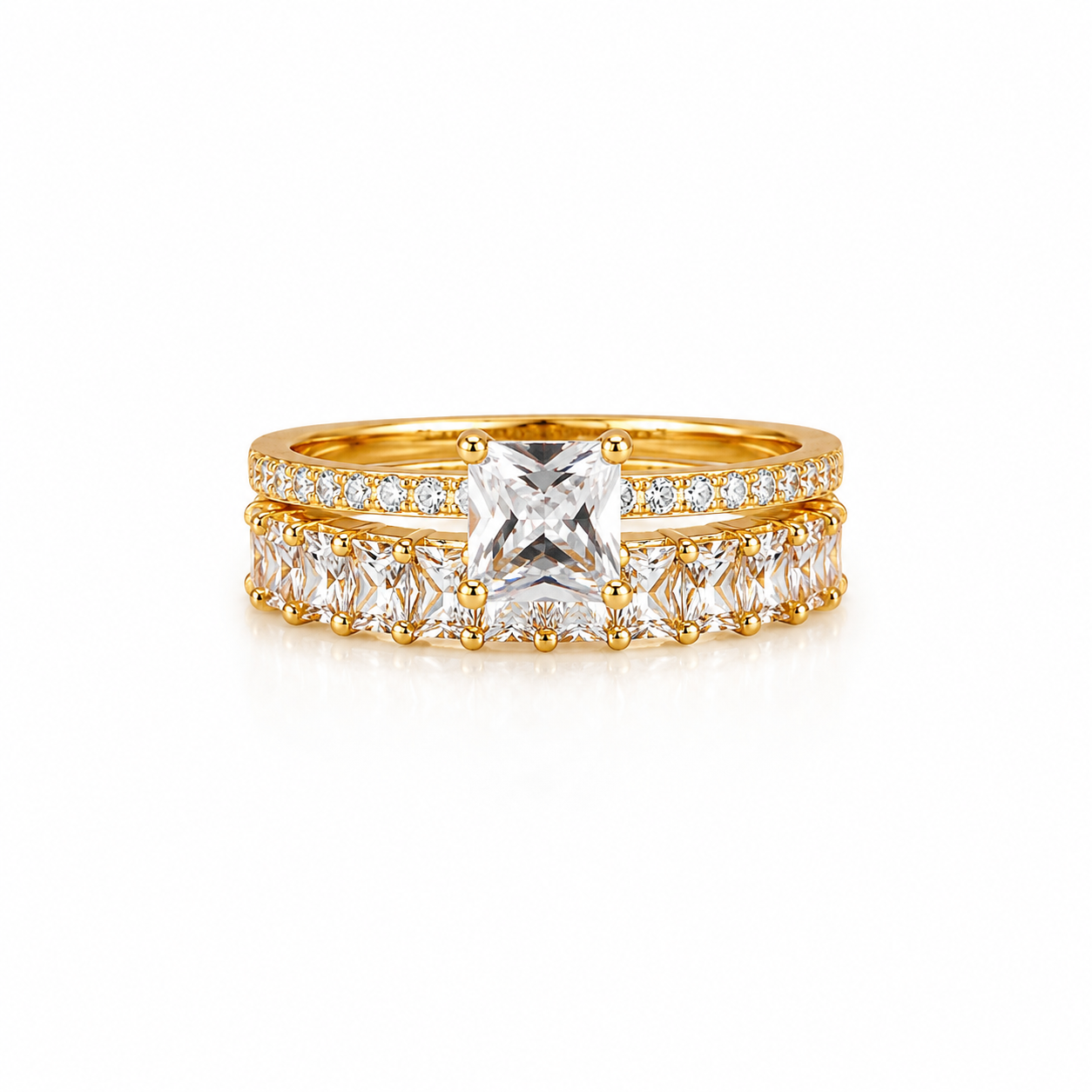 Princess Halo Ring Set