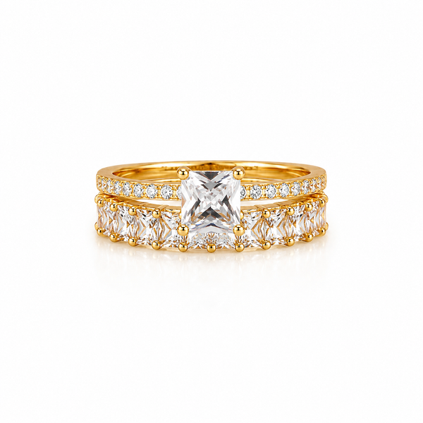 Princess Halo Ring Set