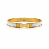 Valencia White Luxe Bangle