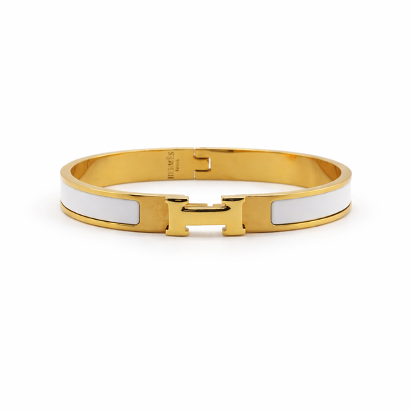 Valencia White Luxe Bangle