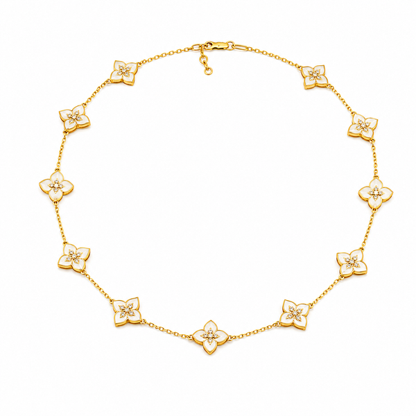 White Clover Luxury Necklace