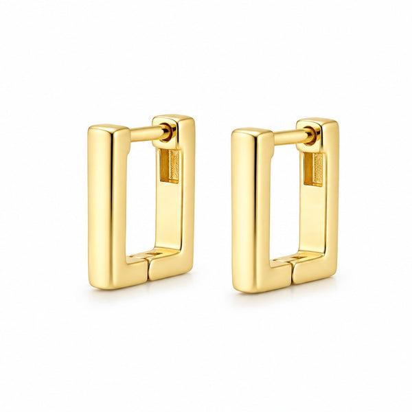Mini Square Hoop Earrings
