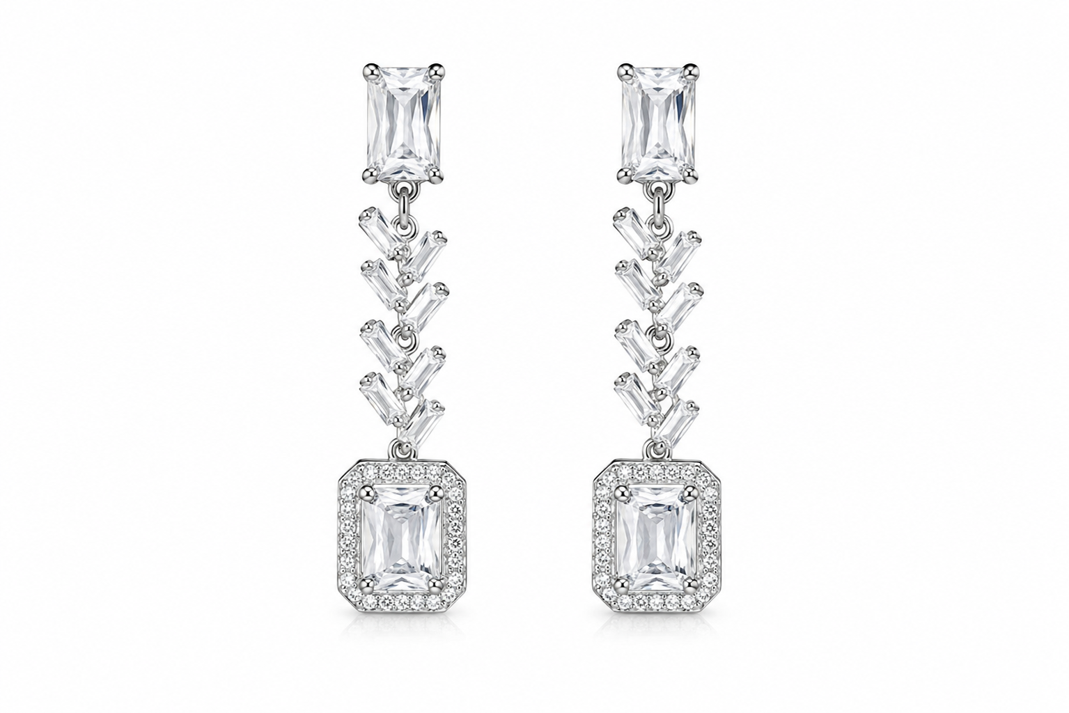 Royal Crystal Drop Earrings