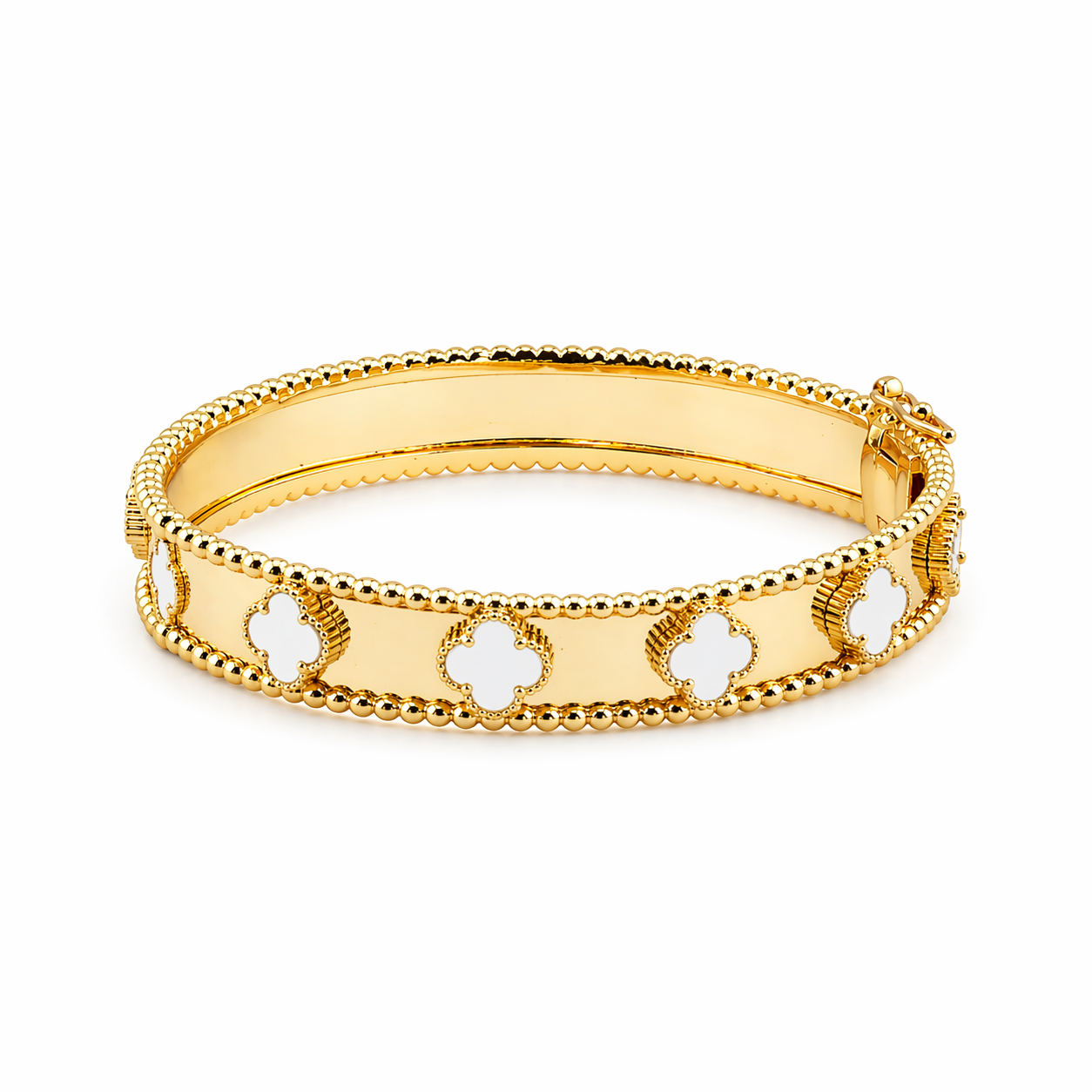 Golden Clover Bangle
