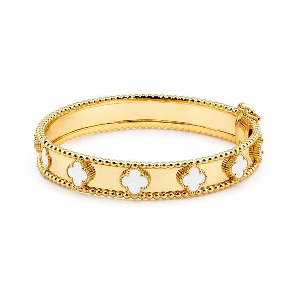 Golden Clover Bangle