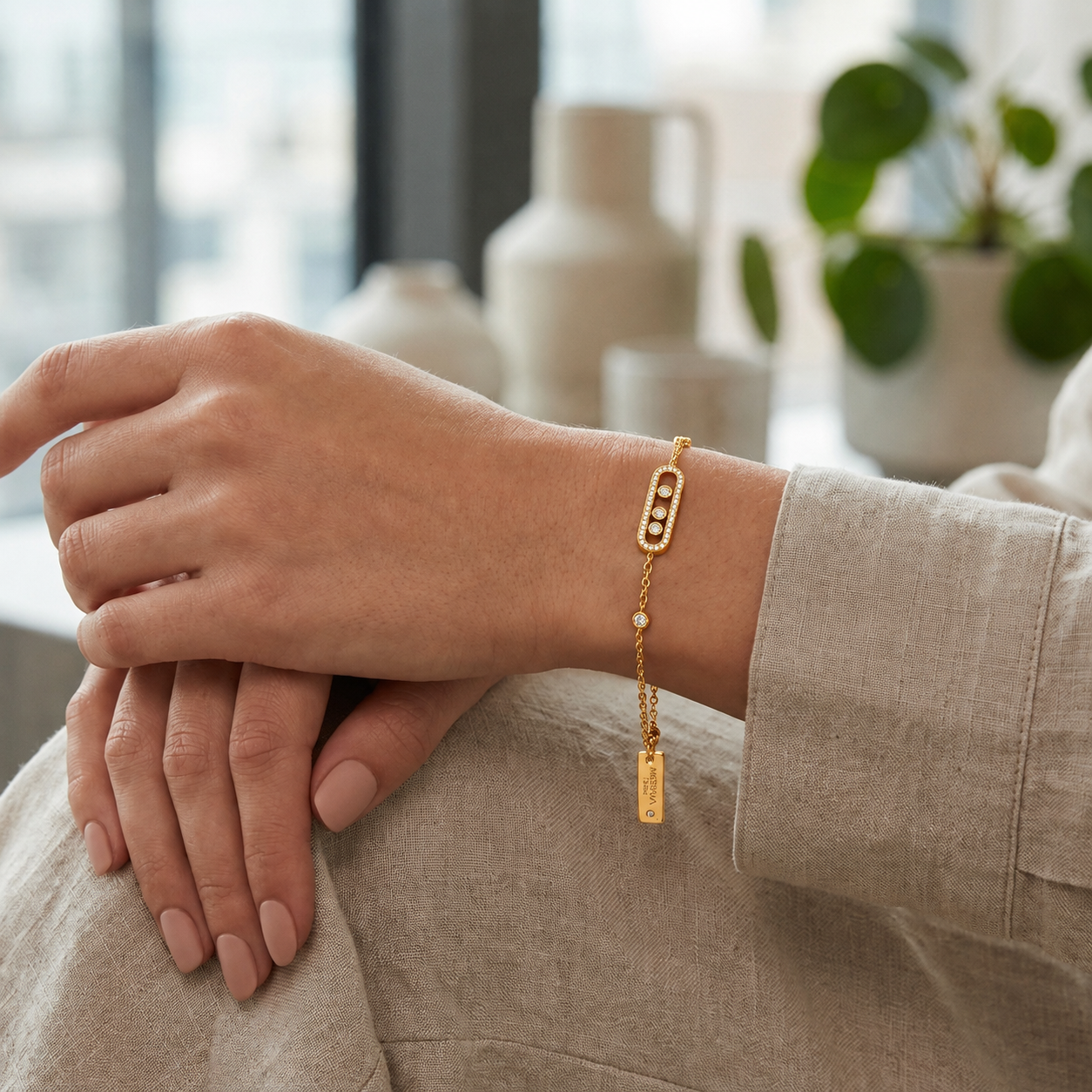 The Masterpiece Motion Chain Bracelet – Gold