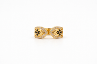 Clover Luxe Double Band Ring