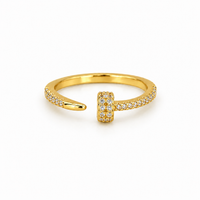 Luna Solitaire Gold Ring