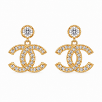 Céleste Crystal Drop Earrings