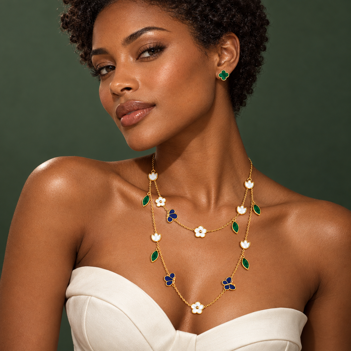 Azure Garden Necklace