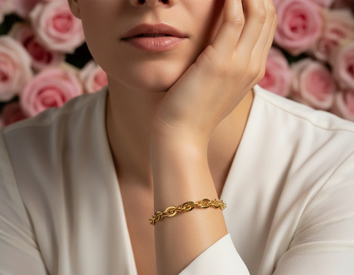 Valencia Oval Link Bracelet