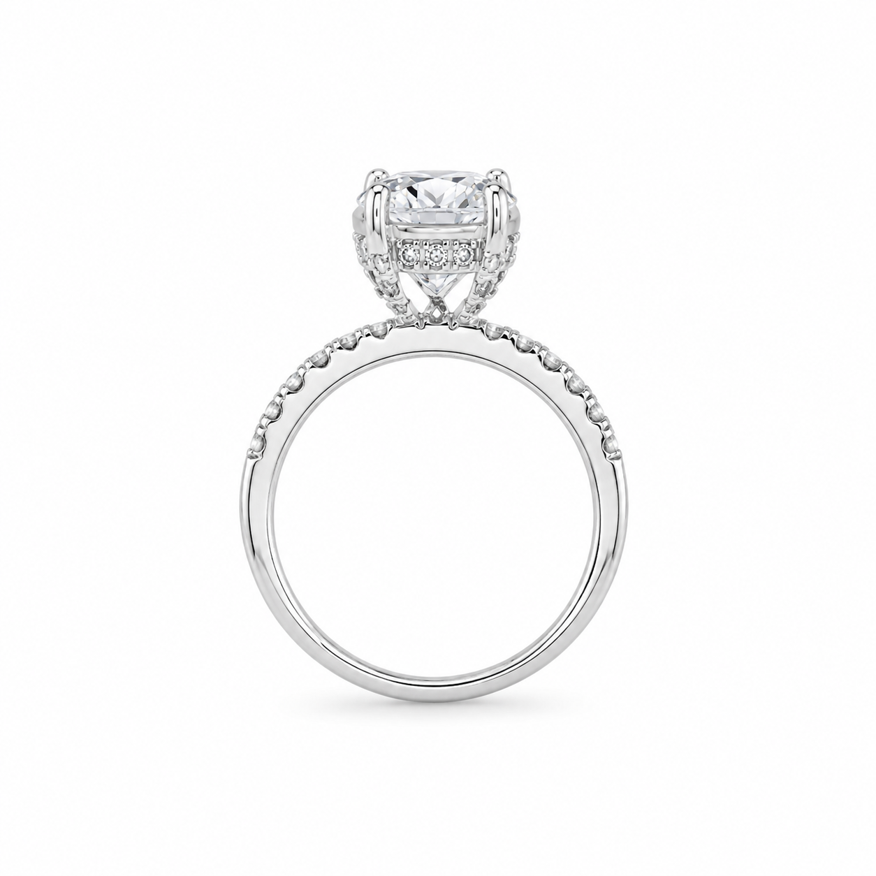 Oval Crystal Ring – Size 5