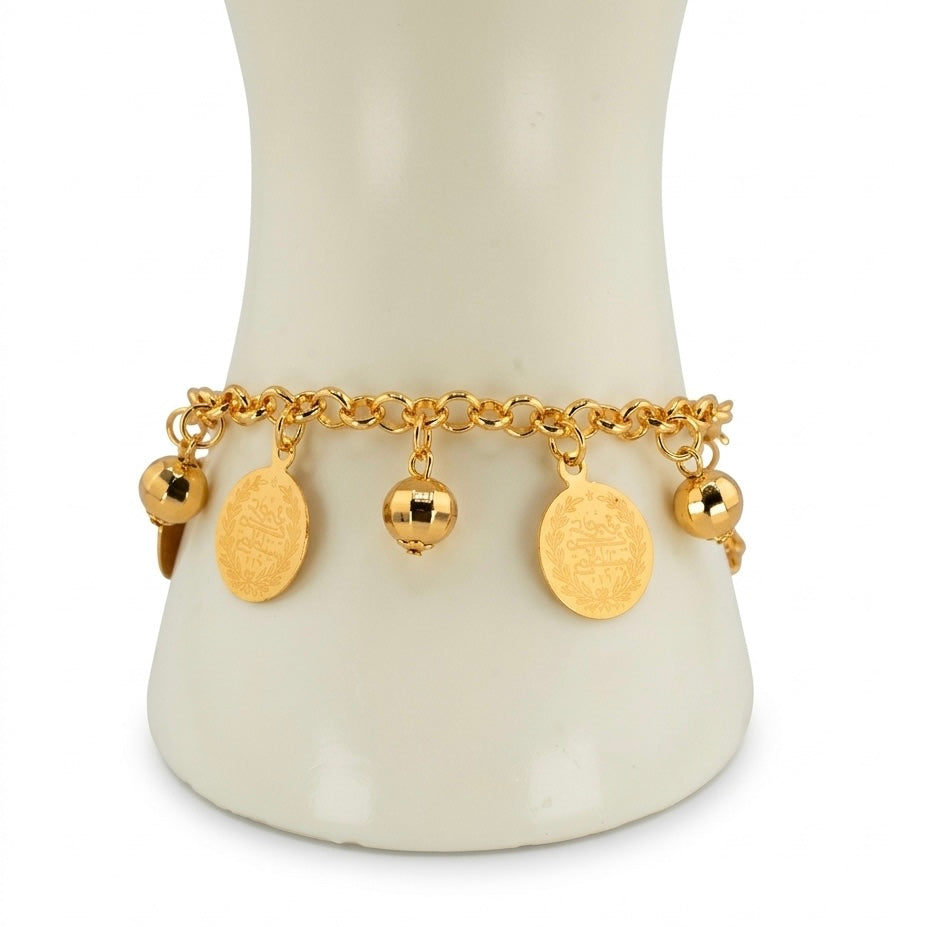 Noor Charm Gold Bracelet