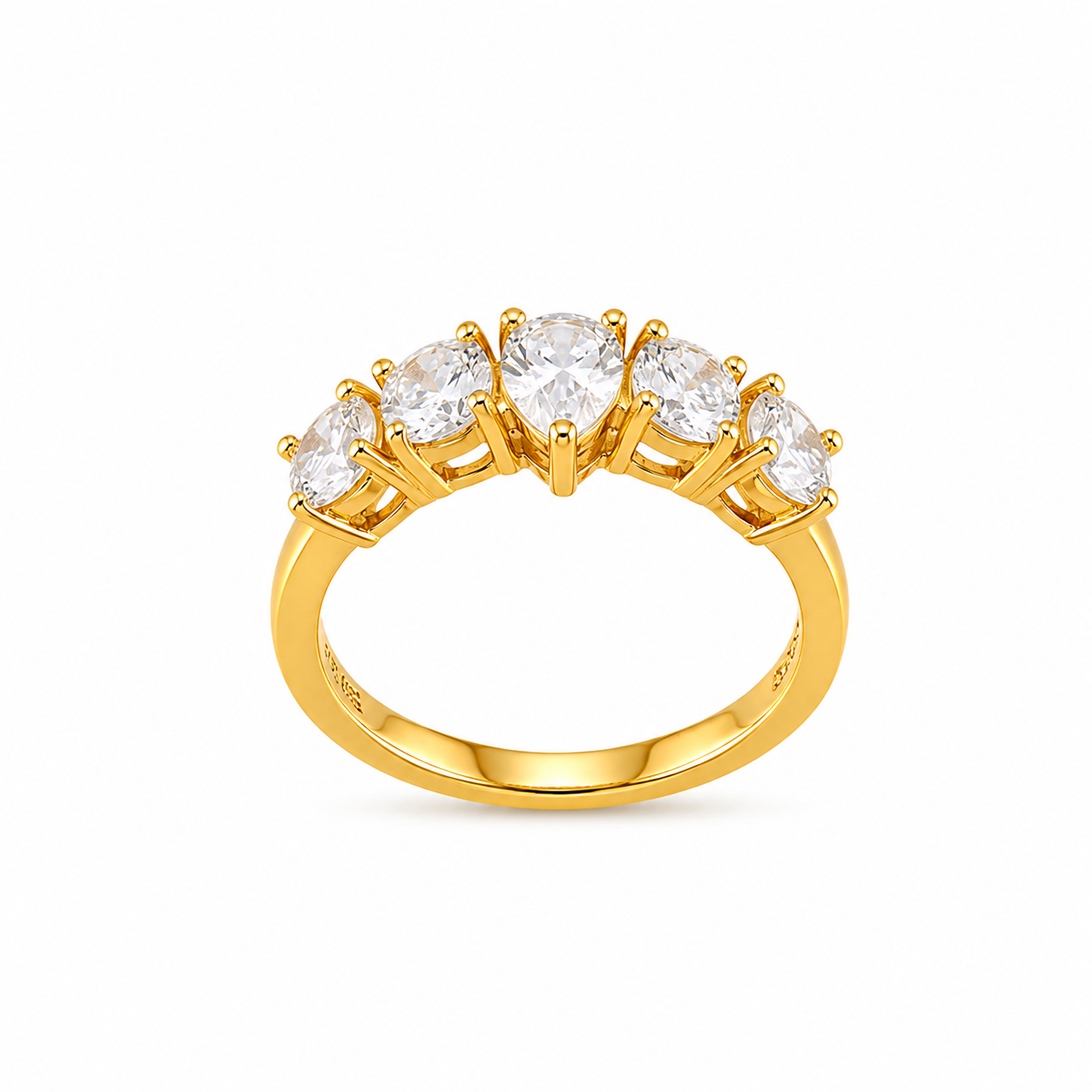 Five Stone Marquise Ring – Gold