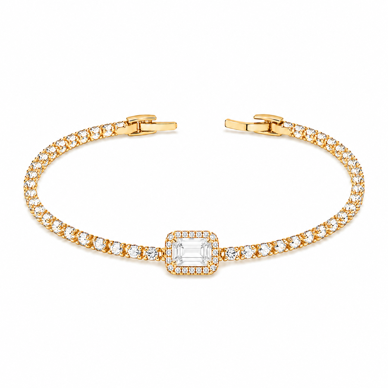 Lumière Emerald Cut Tennis Bracelet