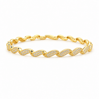 Twisted Luxe Crystal Bracelet