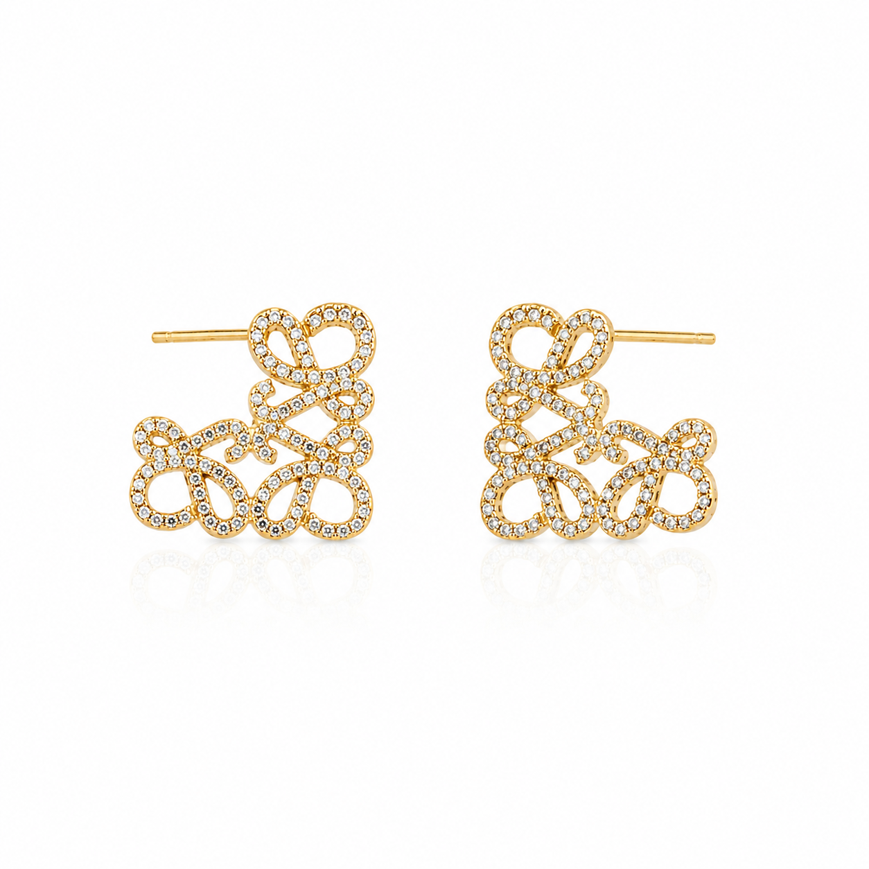 Arabesque Crystal Stud Earrings