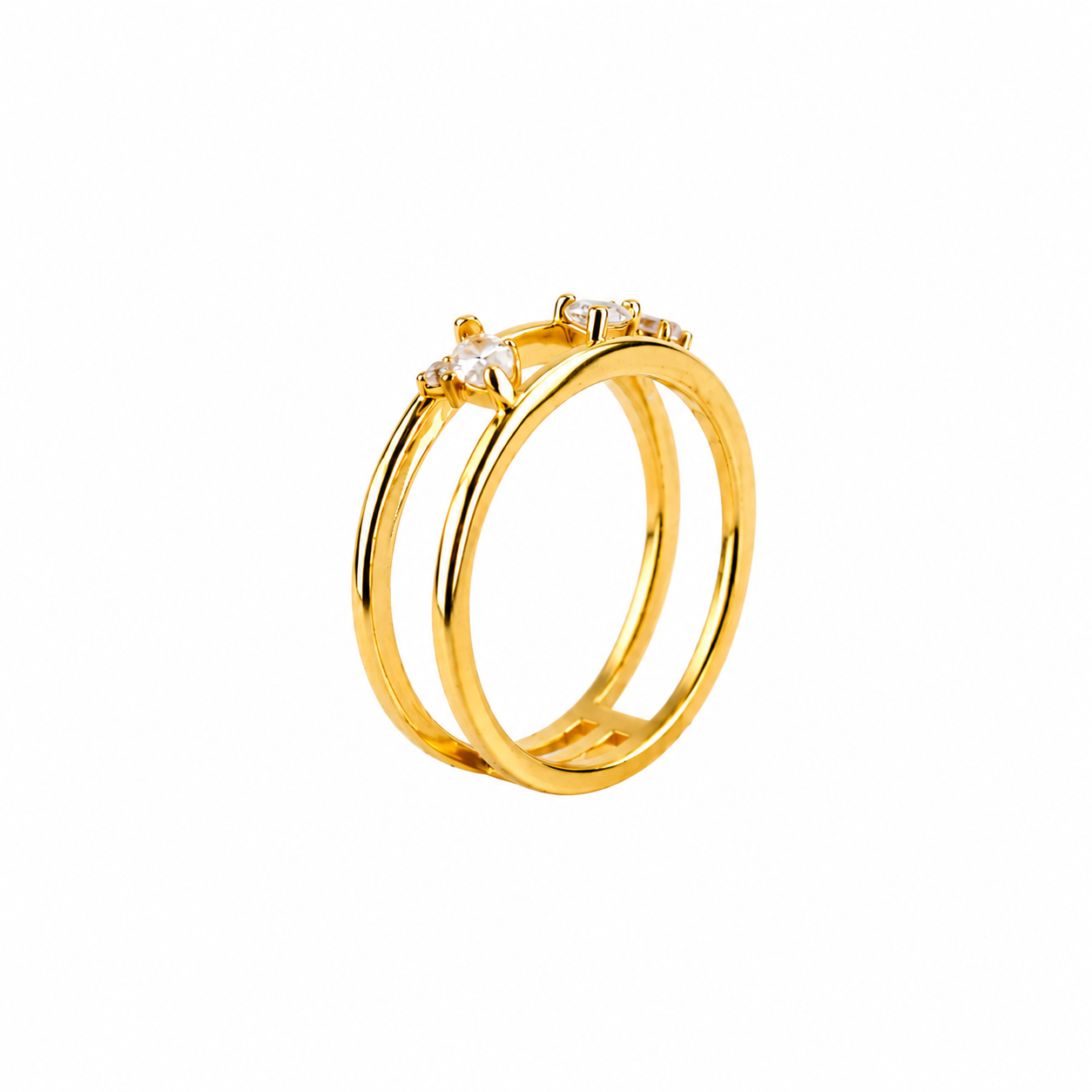 Celeste Open Zircon Ring