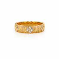 Vintage Floral Crystal Ring