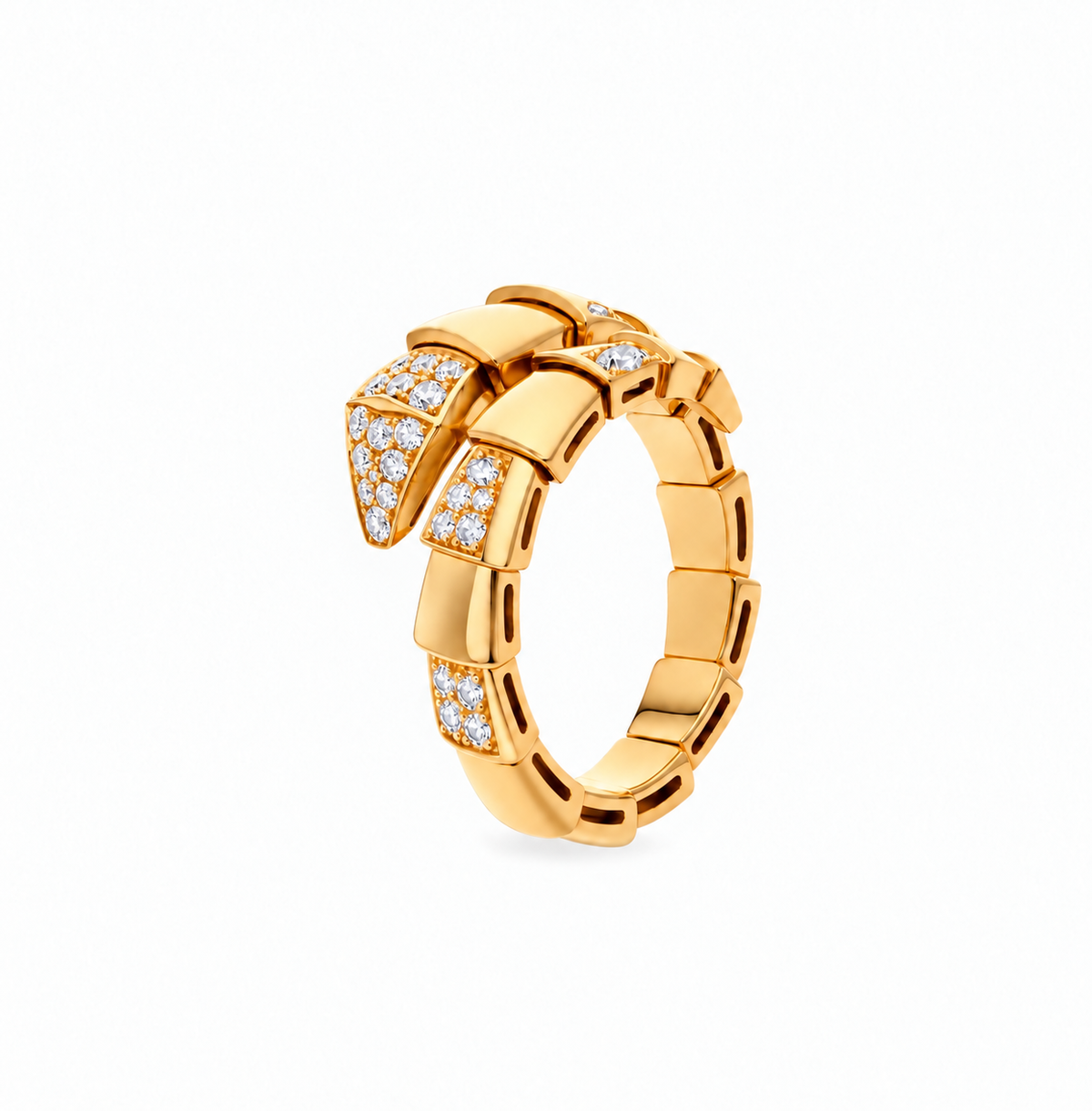Éclat Zircon Hand Bracelet and ring