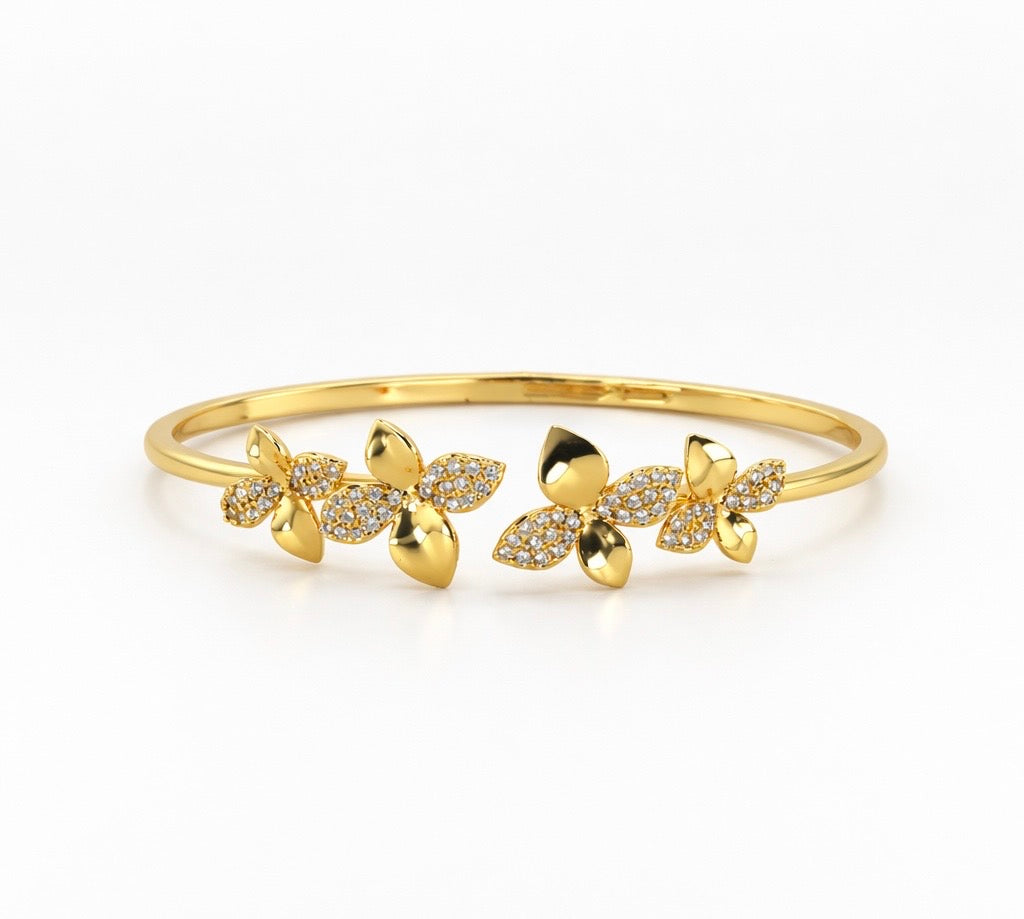 Blossom Crystal Bangle
