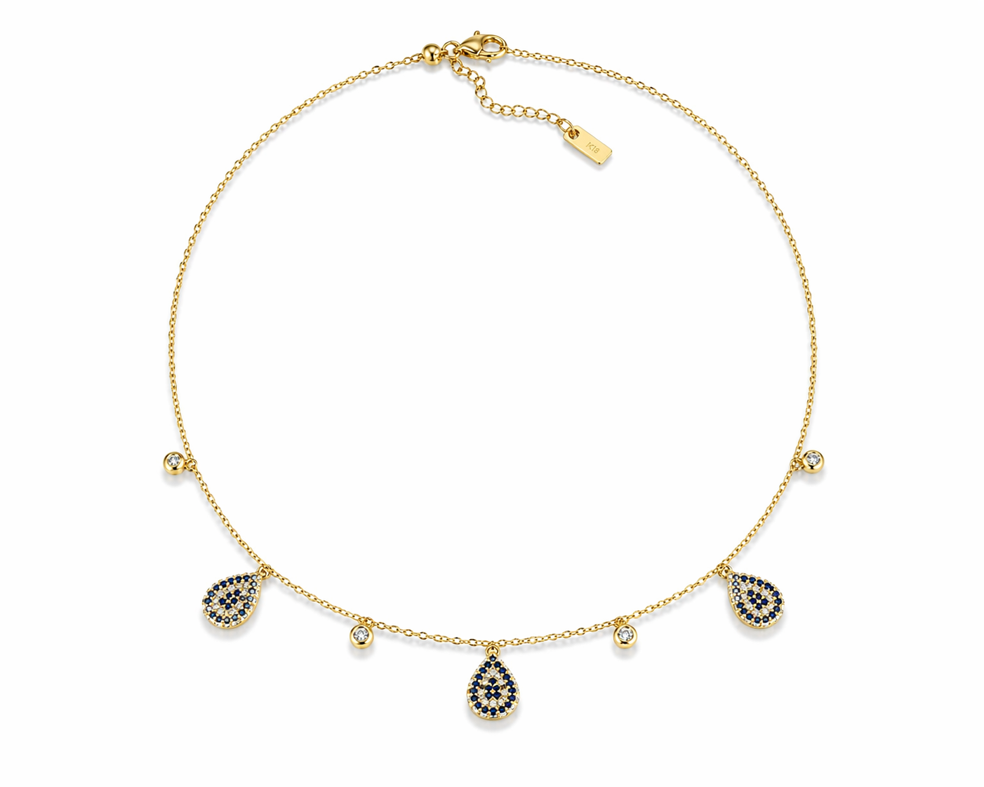 Midnight Drop Charm Choker