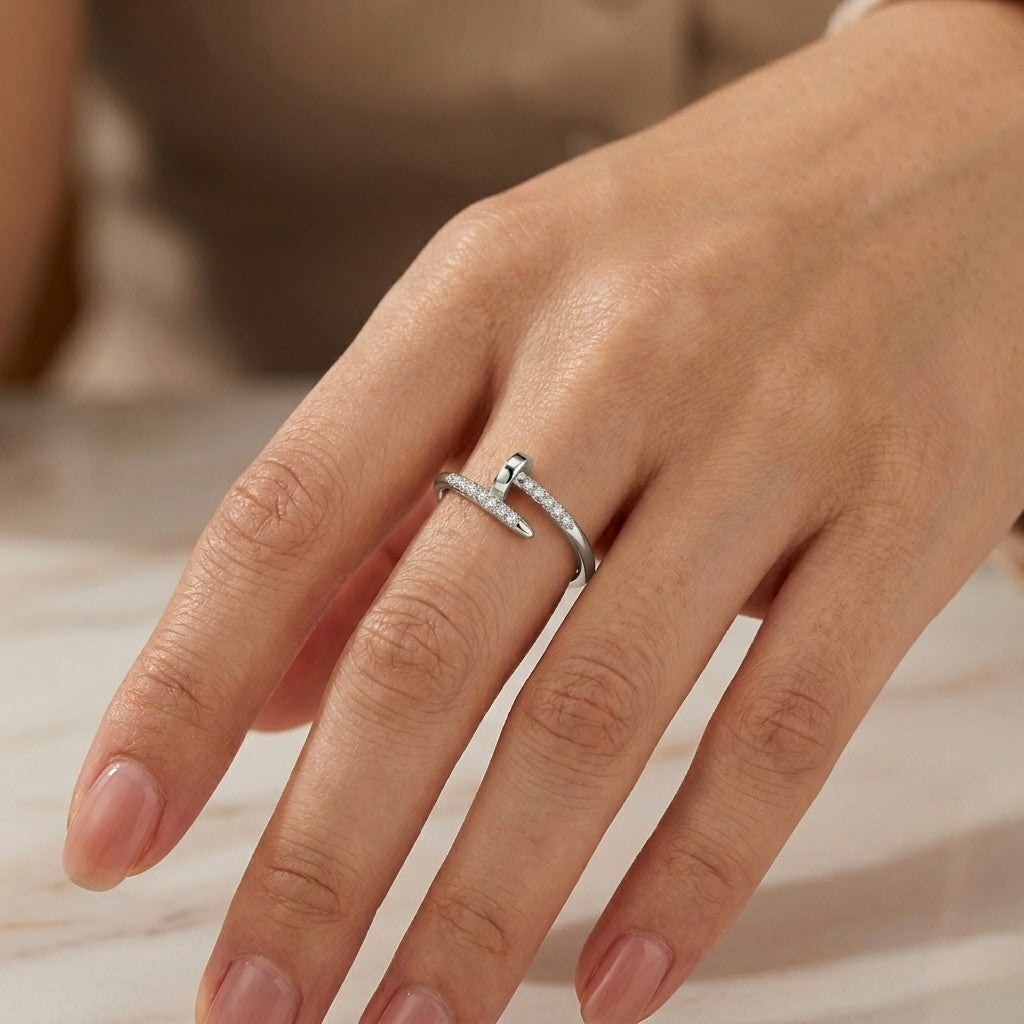Silver Heart Ring