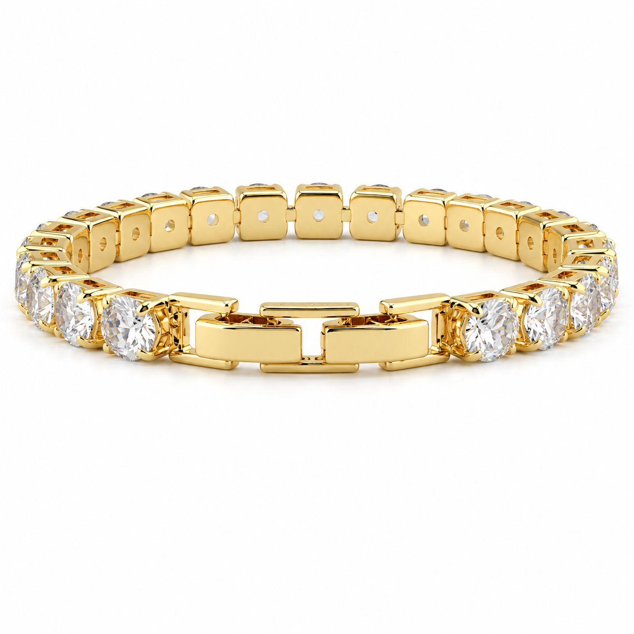 Monaco Wide Tennis Bracelet