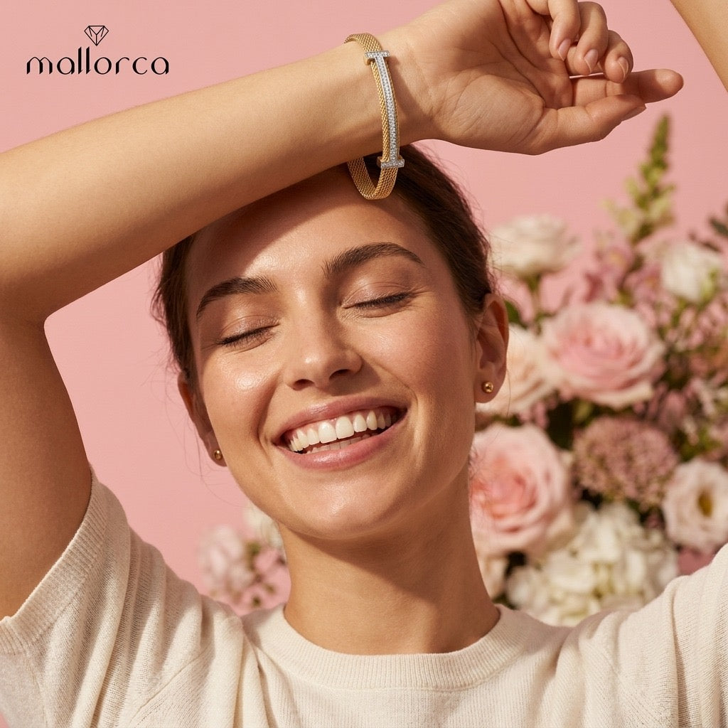 Celeste Crystal Bar Bracelet