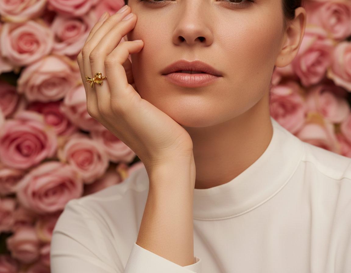 Golden Bow Ring
