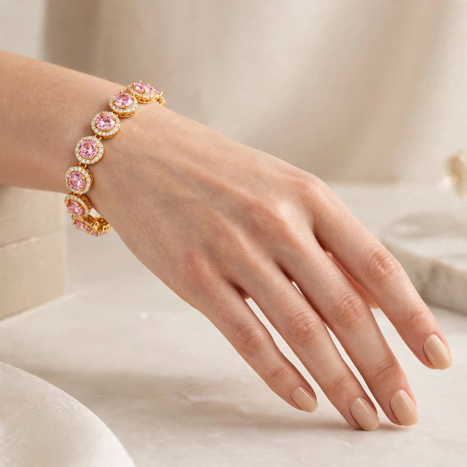 Rosélle Blush Bracelet