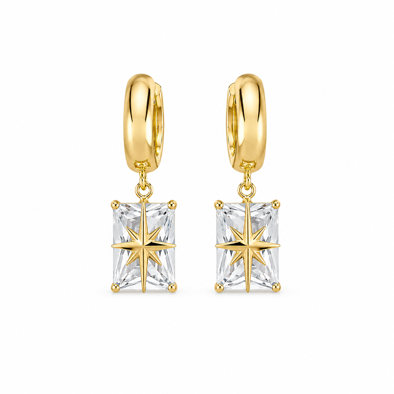 Celestial Spark Drop Earrings