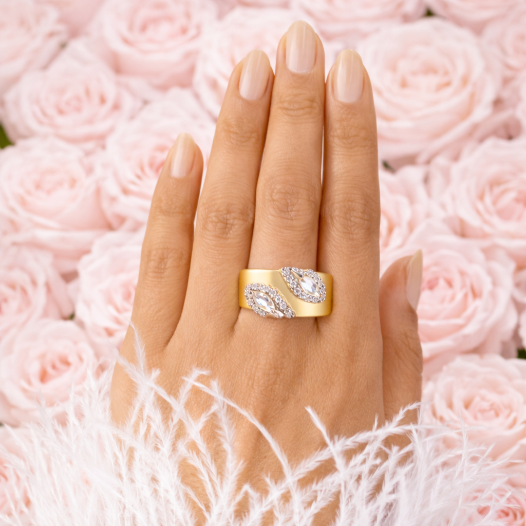 Amara Clear Marquise Ring