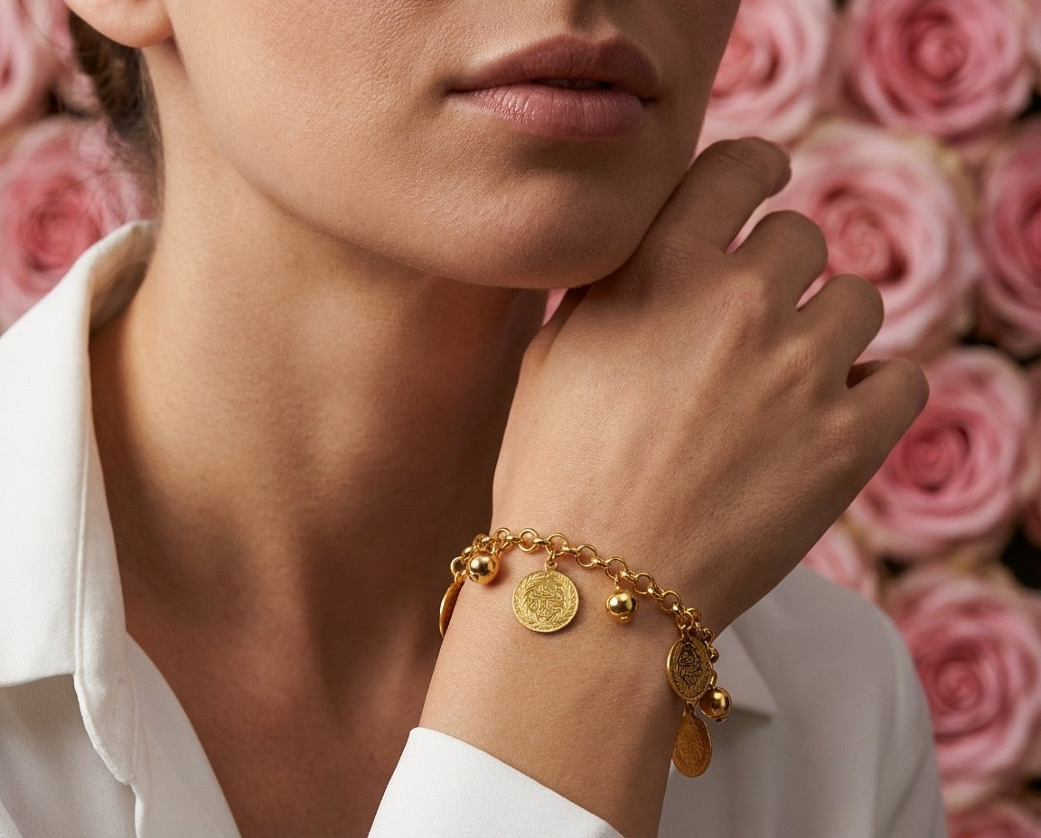 Noor Charm Gold Bracelet
