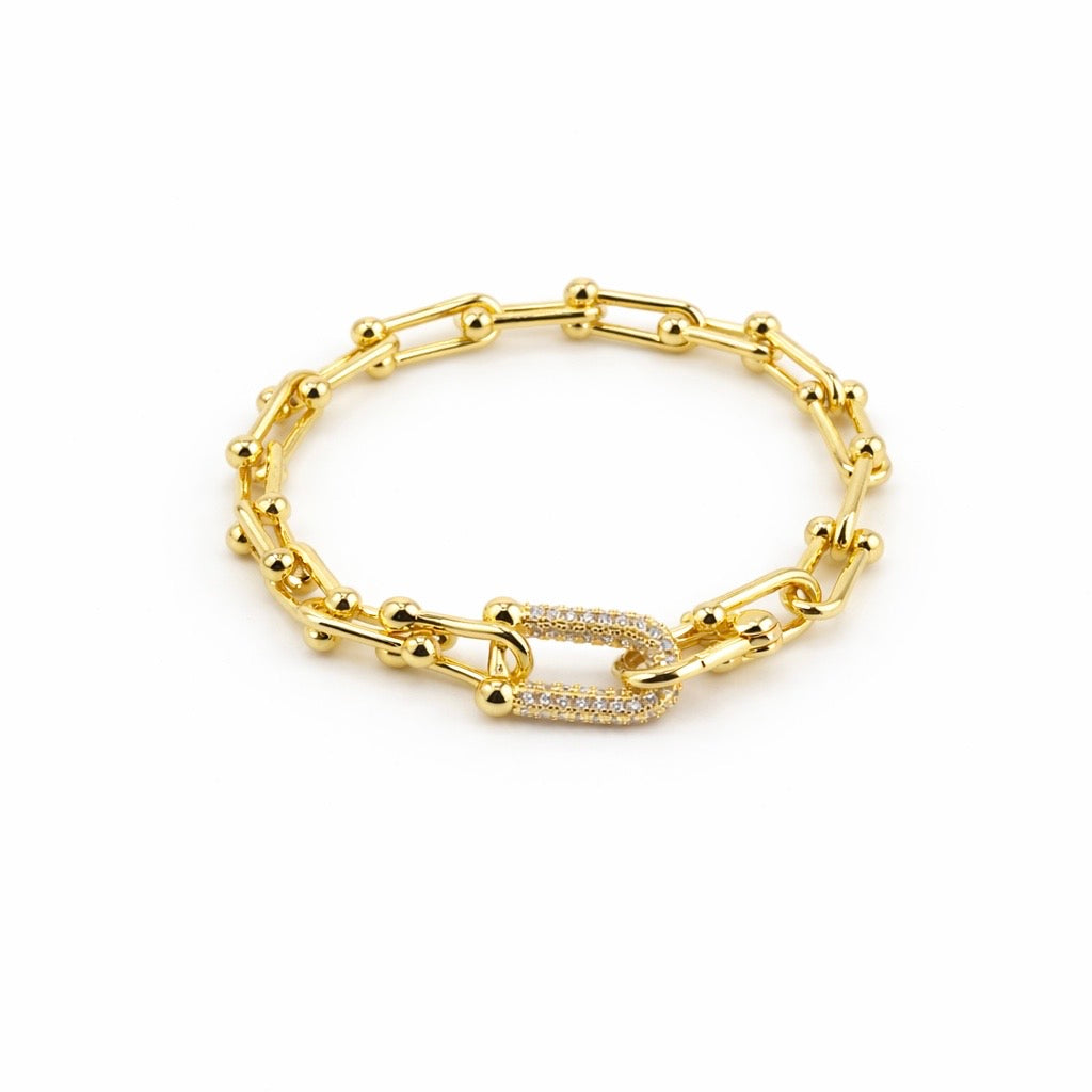 Signature Lock Chain Bracelet